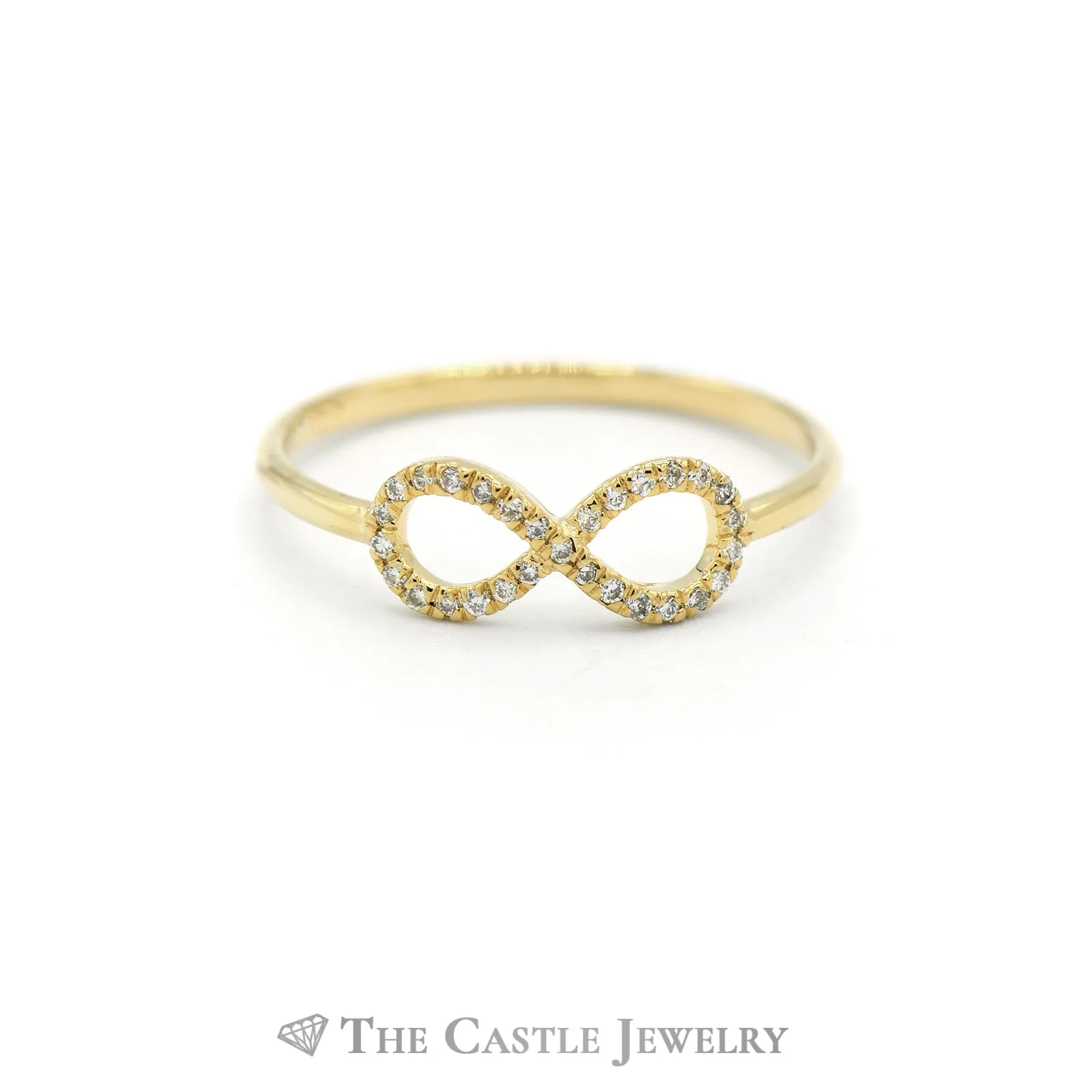 Infinity Loop Diamond Ring in 10KT