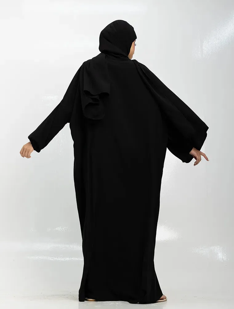 Instant Hijab Abaya - Black