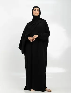 Instant Hijab Abaya - Black