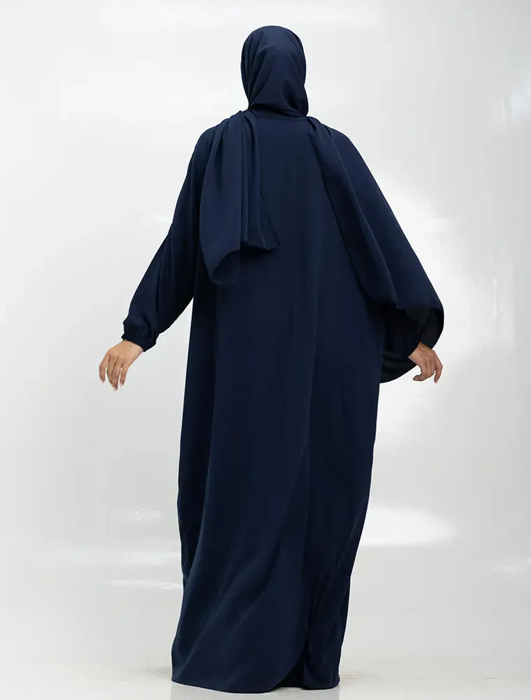 Instant Hijab Abaya - Navy