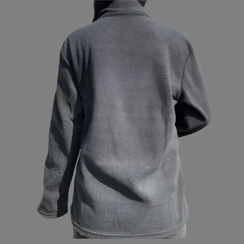 INSTOCK-STAND-UP COLLAR POLAR FLEECE PULLOVER