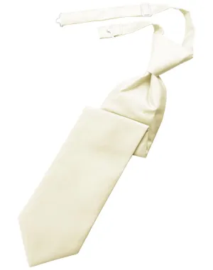 Ivory Solid Twill Kids Necktie