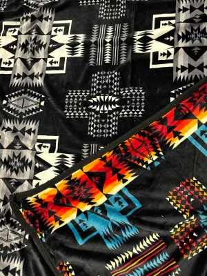 Kids(40”x60”) Aztec Fleece Blanket-Multiple Colors Available in