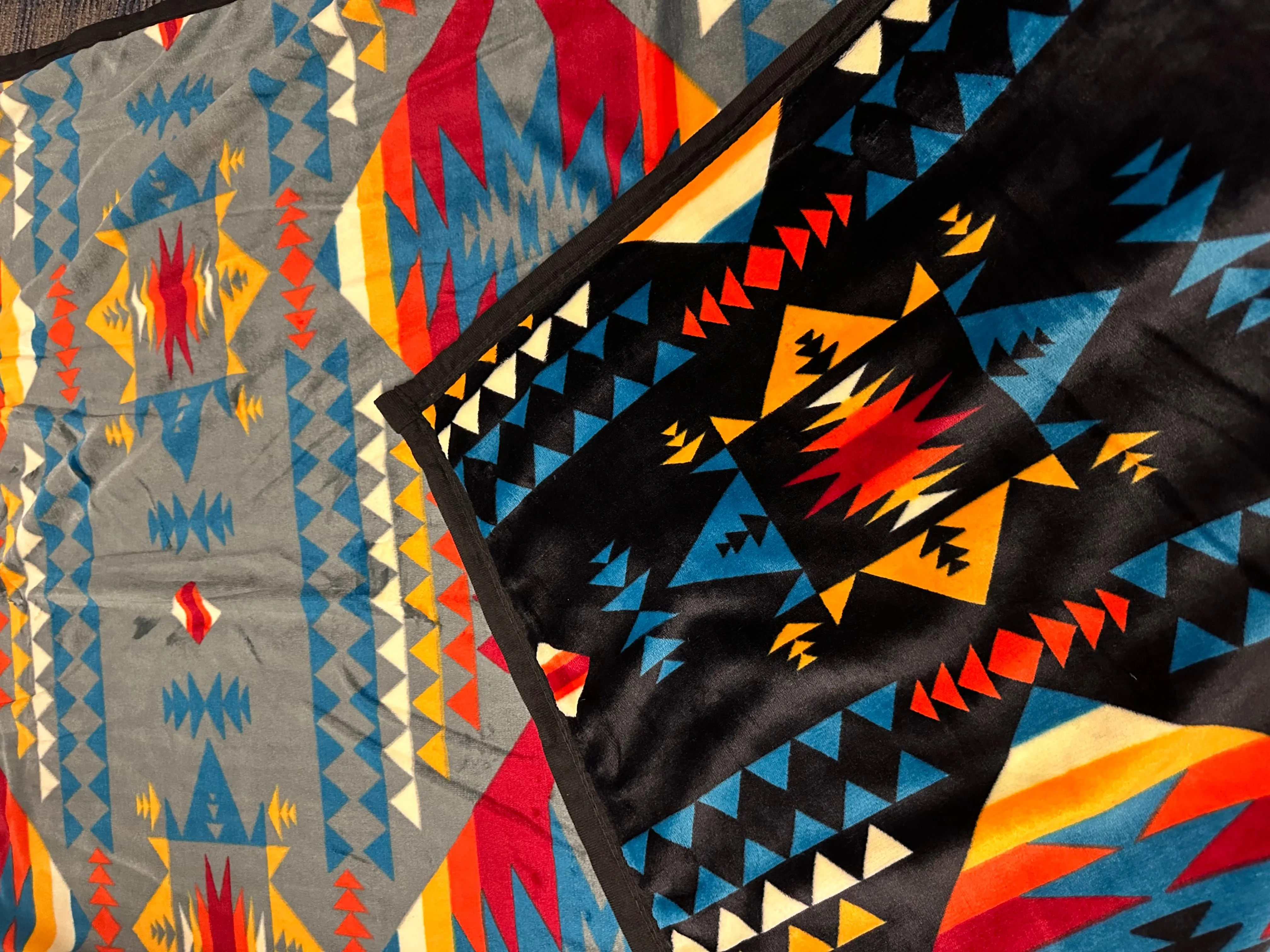 Kids(40”x60”) Aztec Fleece Blanket-Multiple Colors Available in