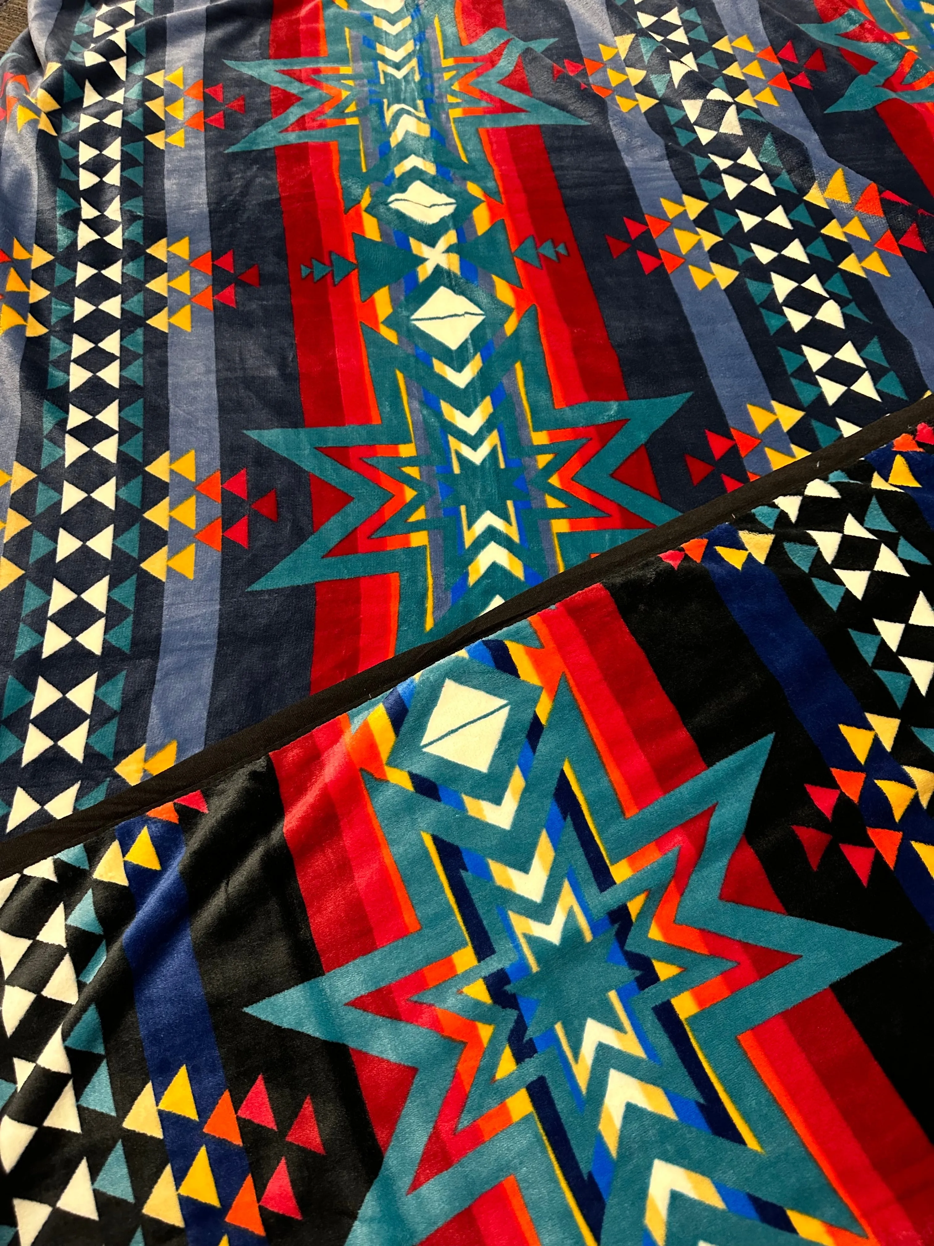 Kids(40”x60”) Aztec Fleece Blanket-Multiple Colors Available in