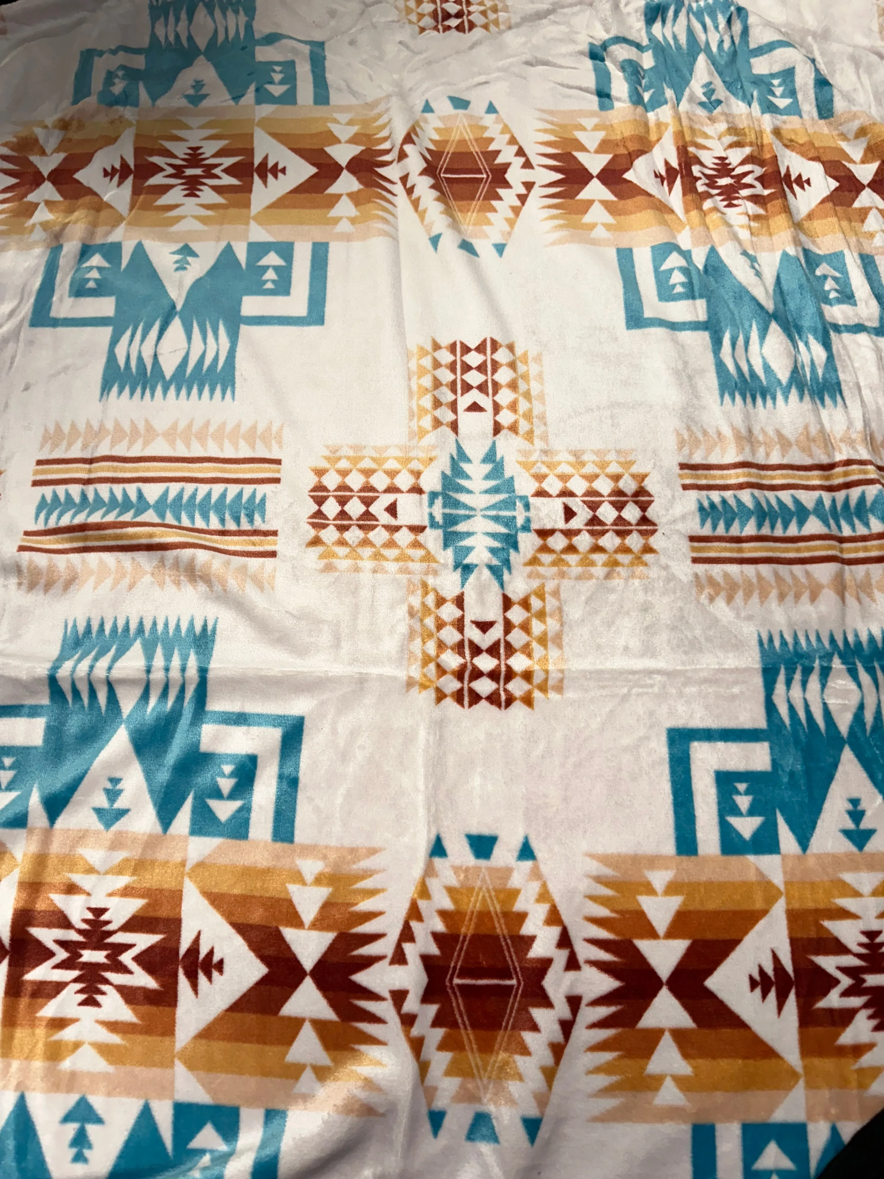 Kids(40”x60”) Aztec Fleece Blanket-Multiple Colors Available in