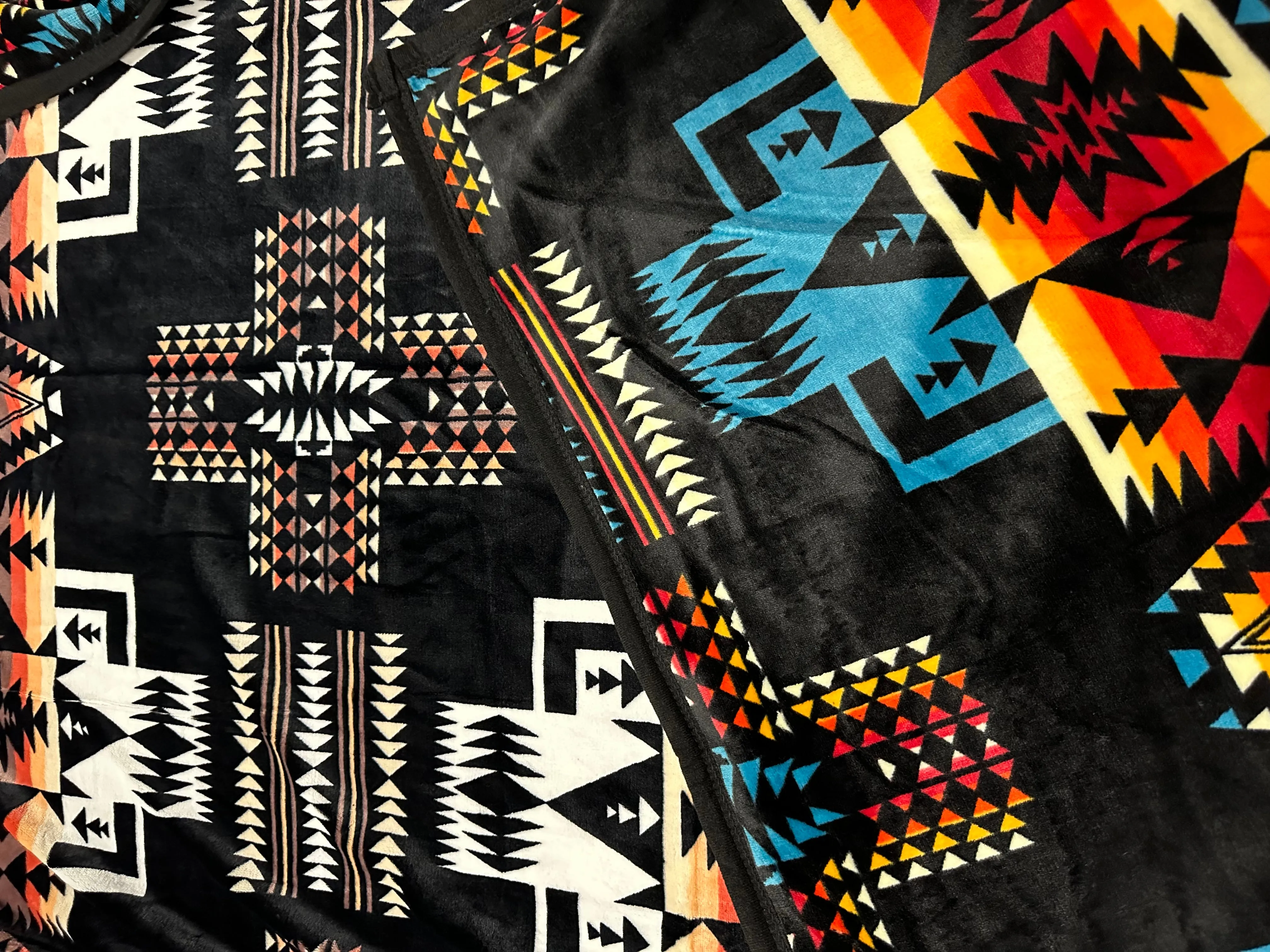 Kids(40”x60”) Aztec Fleece Blanket-Multiple Colors Available in