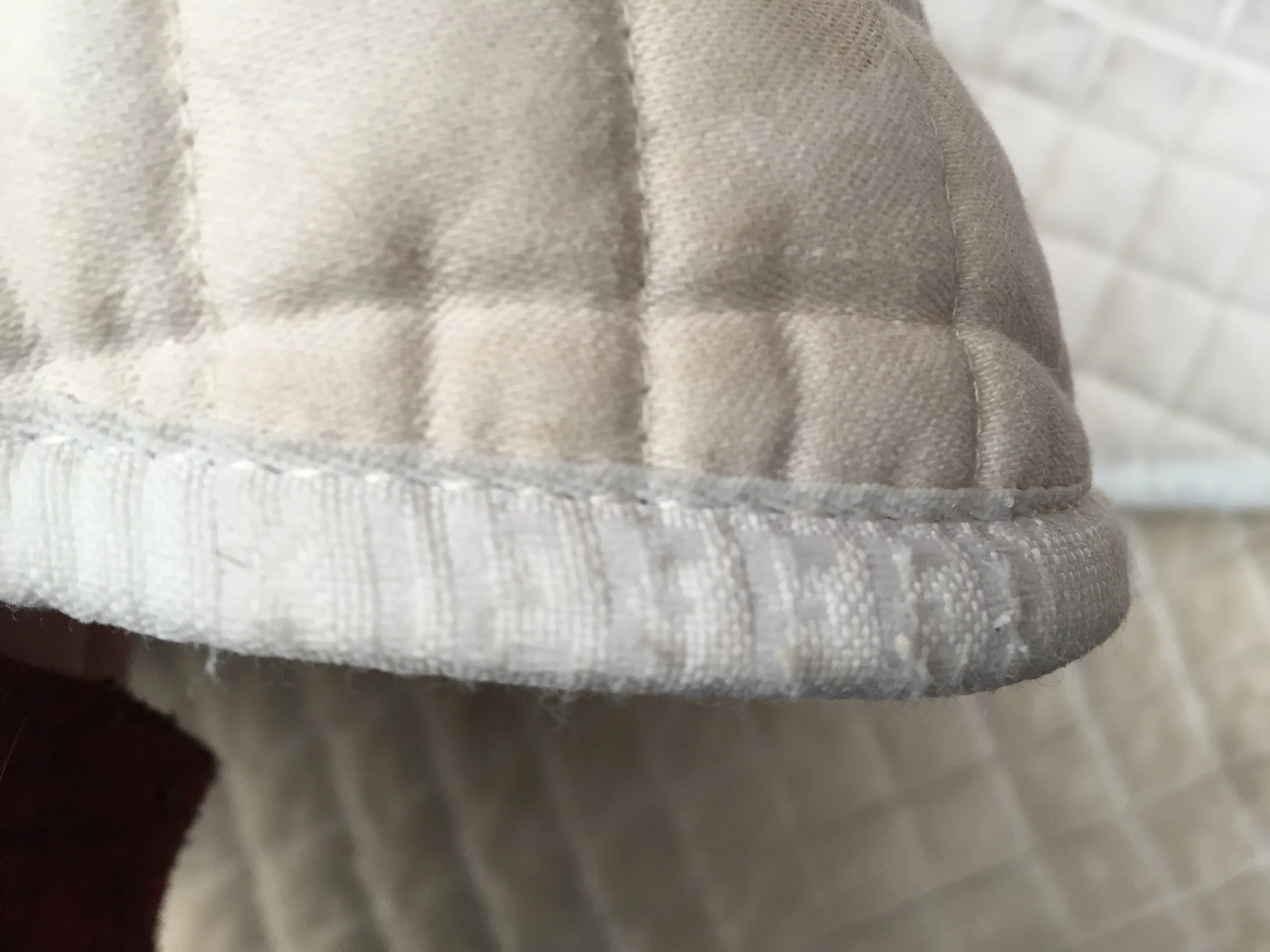 Kieffer dressage cut white numnah cob size FREEVPOSTAGE