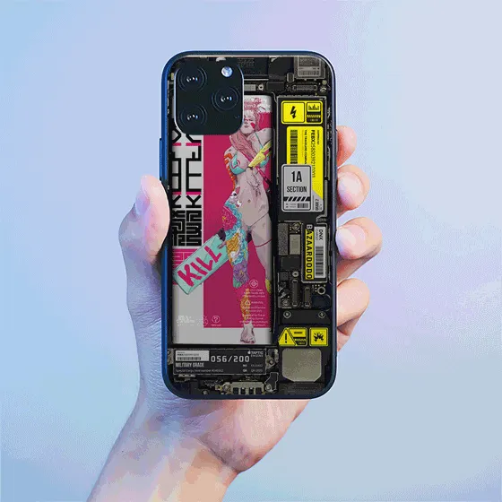 KillFive Jade Industrial LED Case for iPhone