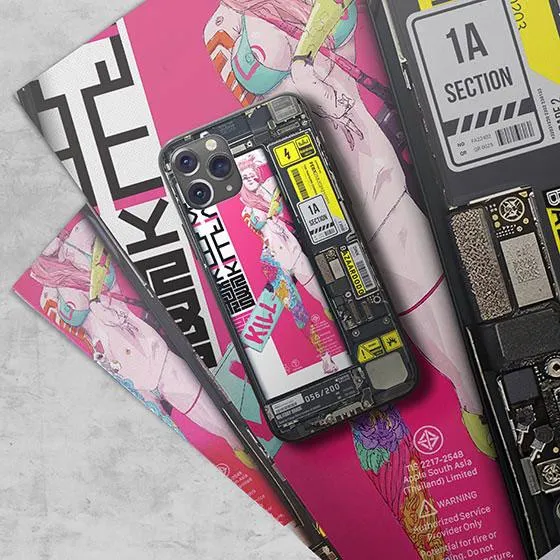 KillFive Jade Industrial LED Case for iPhone