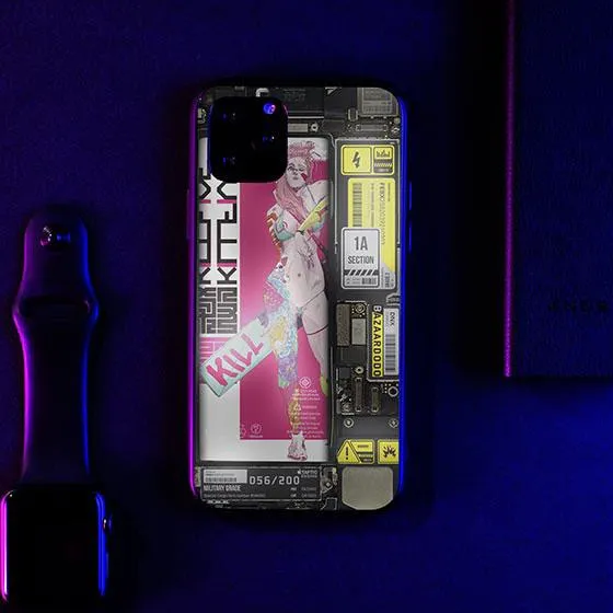 KillFive Jade Industrial LED Case for iPhone