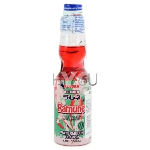 Kimura Ramune Carbonated Soft Drink Watermelon 200ml ~ 元祖 彈珠汽水 西瓜味 200ml