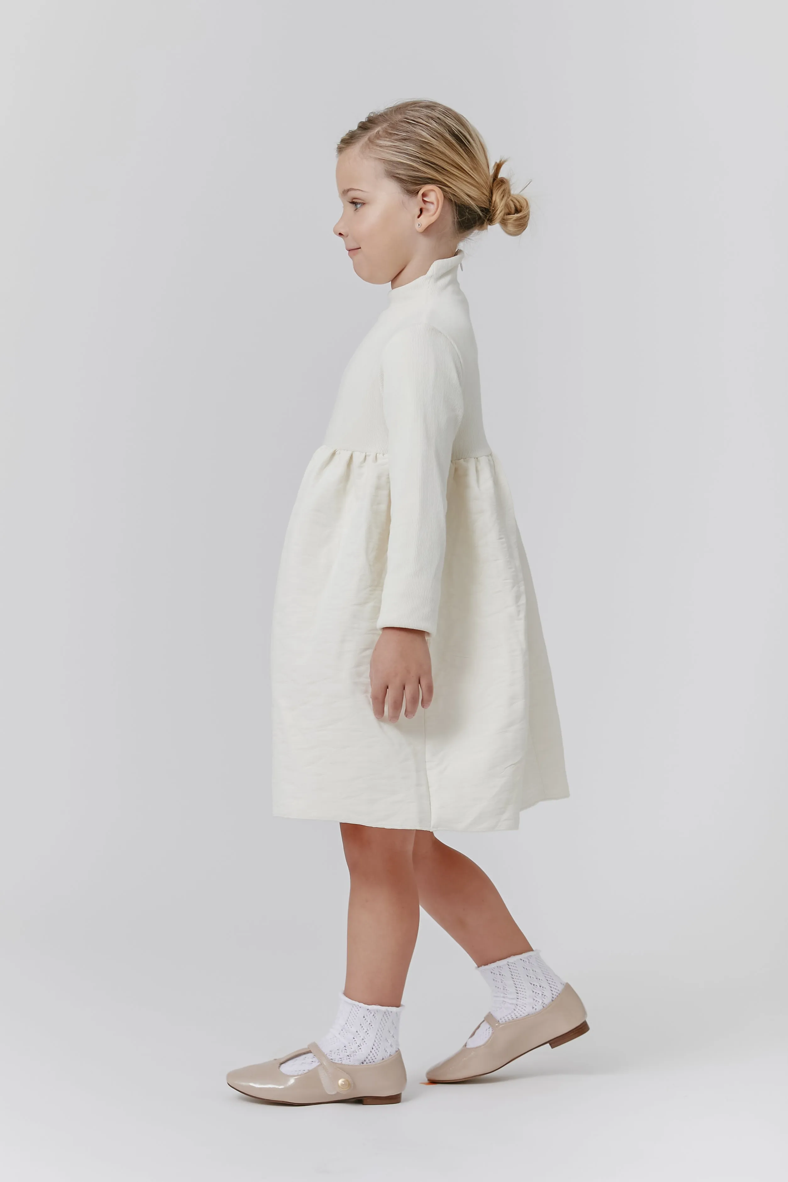Kipp Quilted Combo Dress