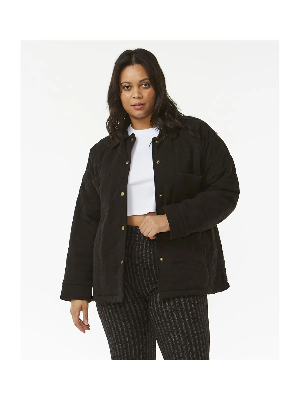 Kurtka RIP CURL Premium Surf Quilted Jacket czarny