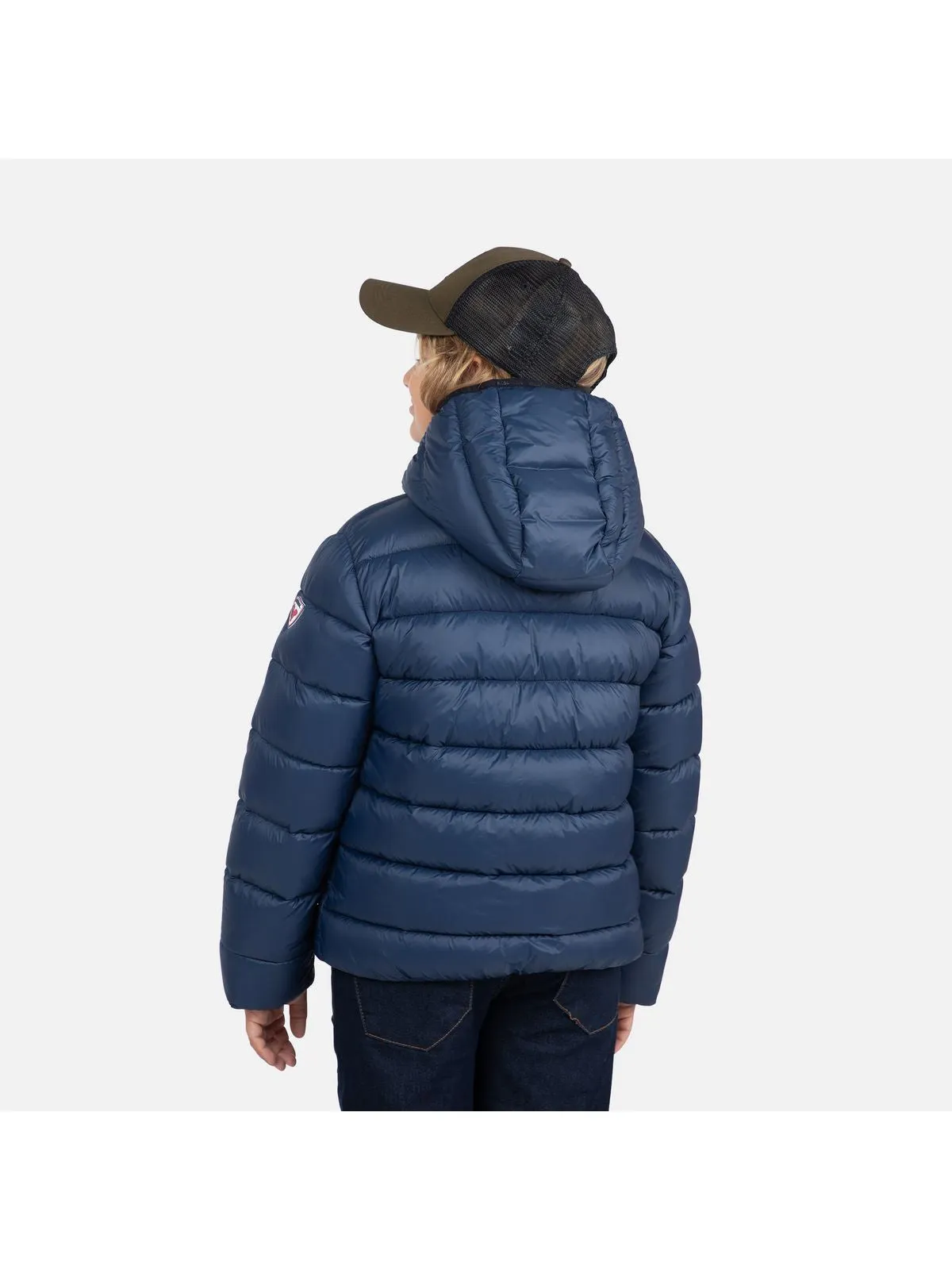 Kurtka zimowa chłopięca Rossignol Boy Lt Quilt granatowy