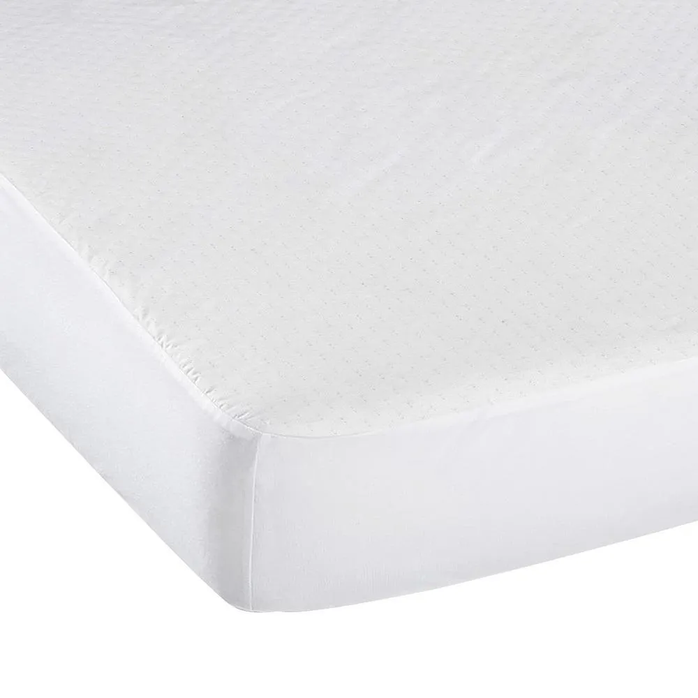 Kushies Light Waterproof Crib Mattress Protector (White)