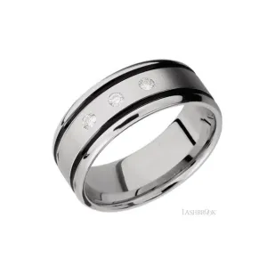 Lashbrook Designs Cobalt Chrome Wedding Band