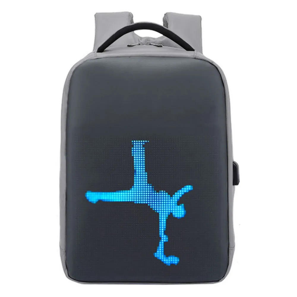 LED Display Waterproof Backpack