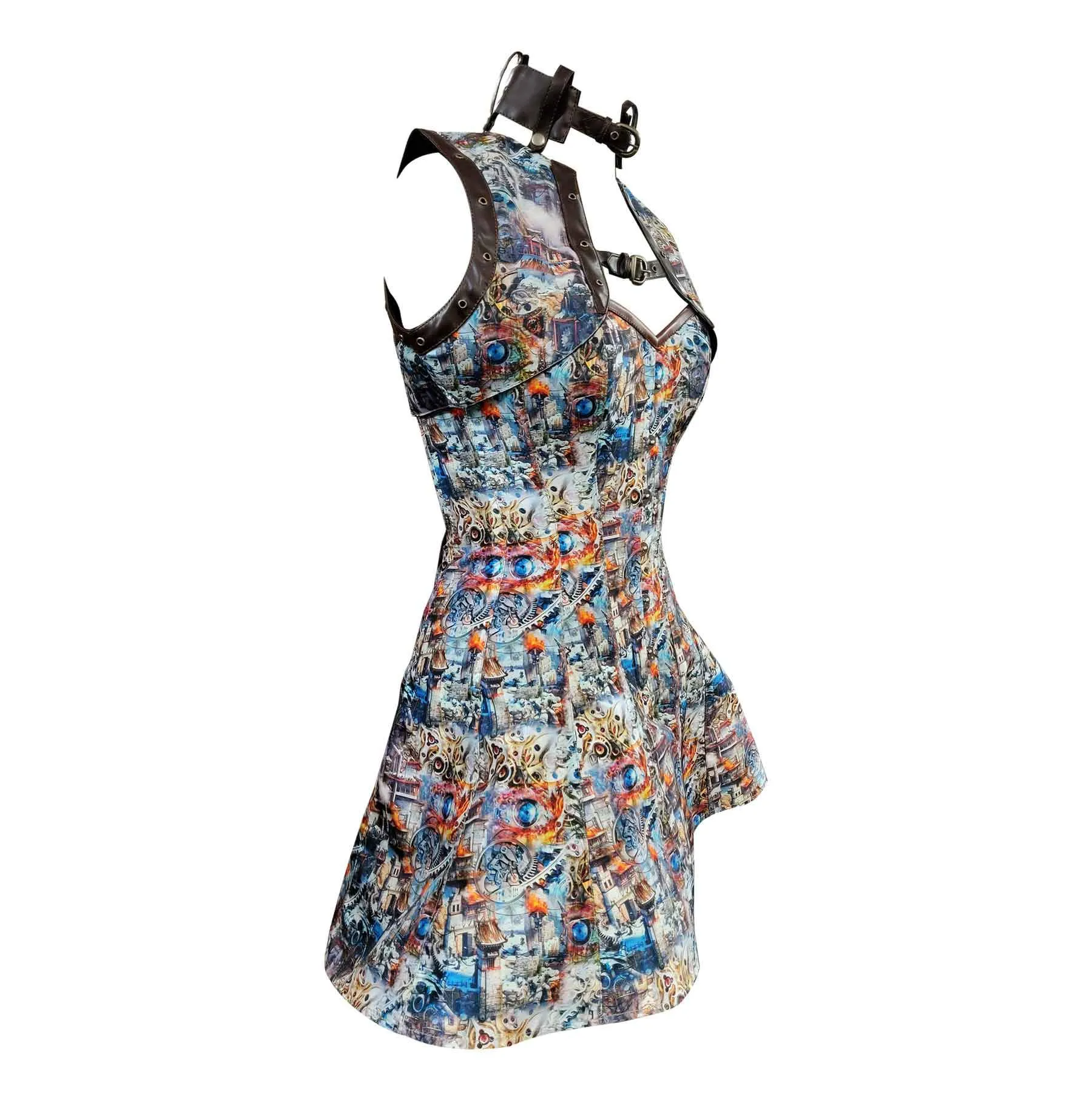 Leigt Steampunk Corset Dress