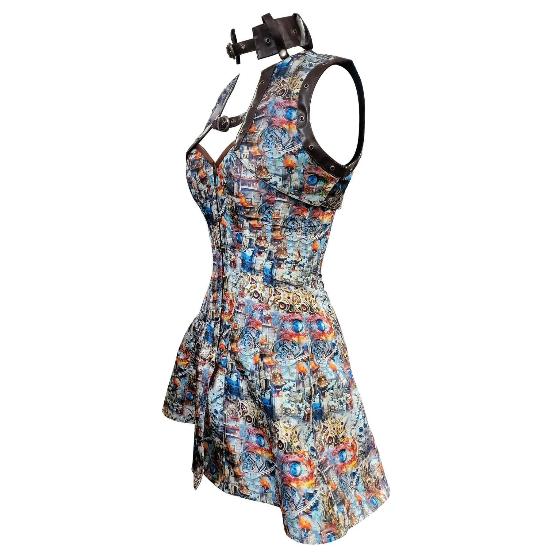 Leigt Steampunk Corset Dress