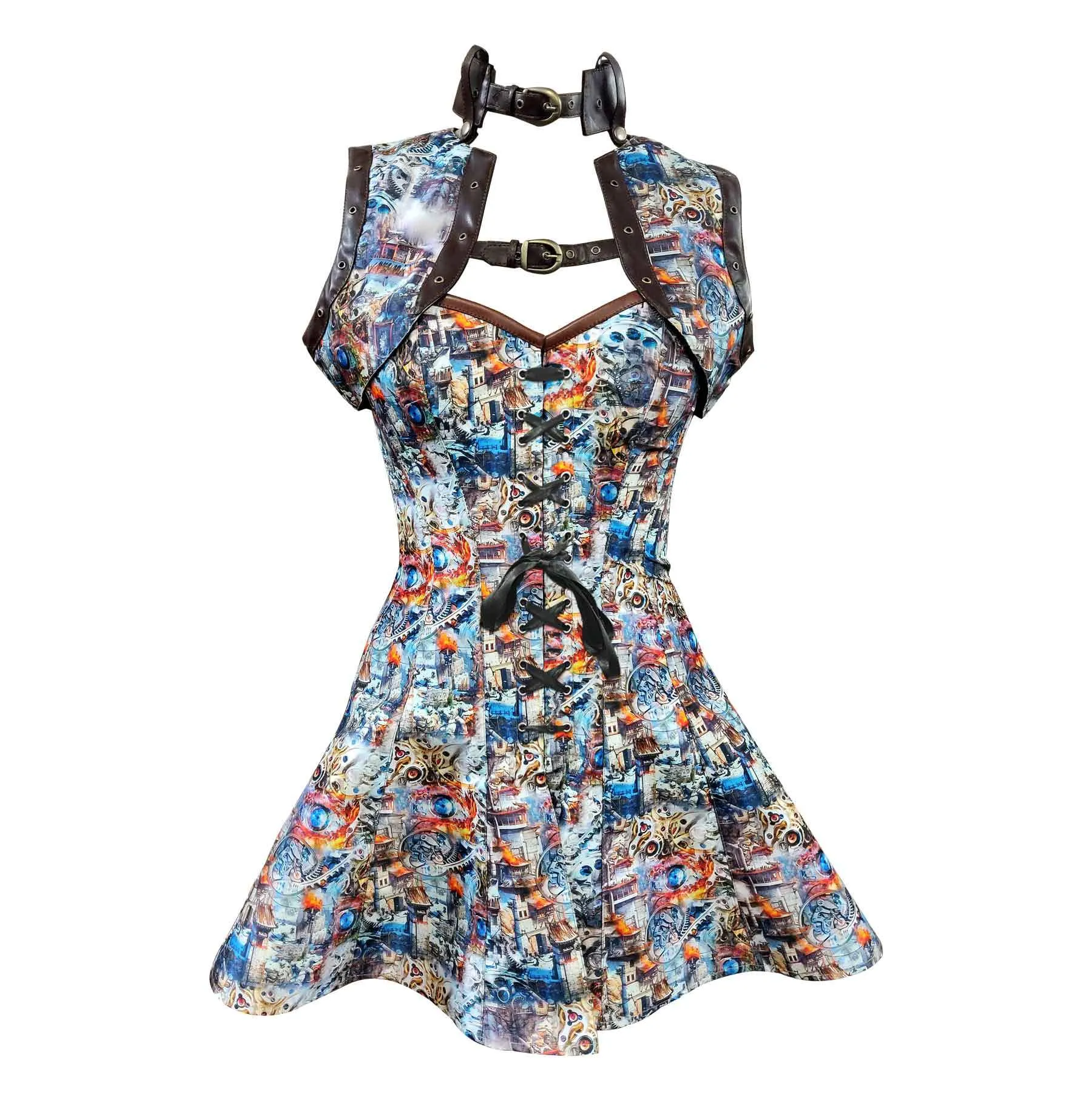 Leigt Steampunk Corset Dress