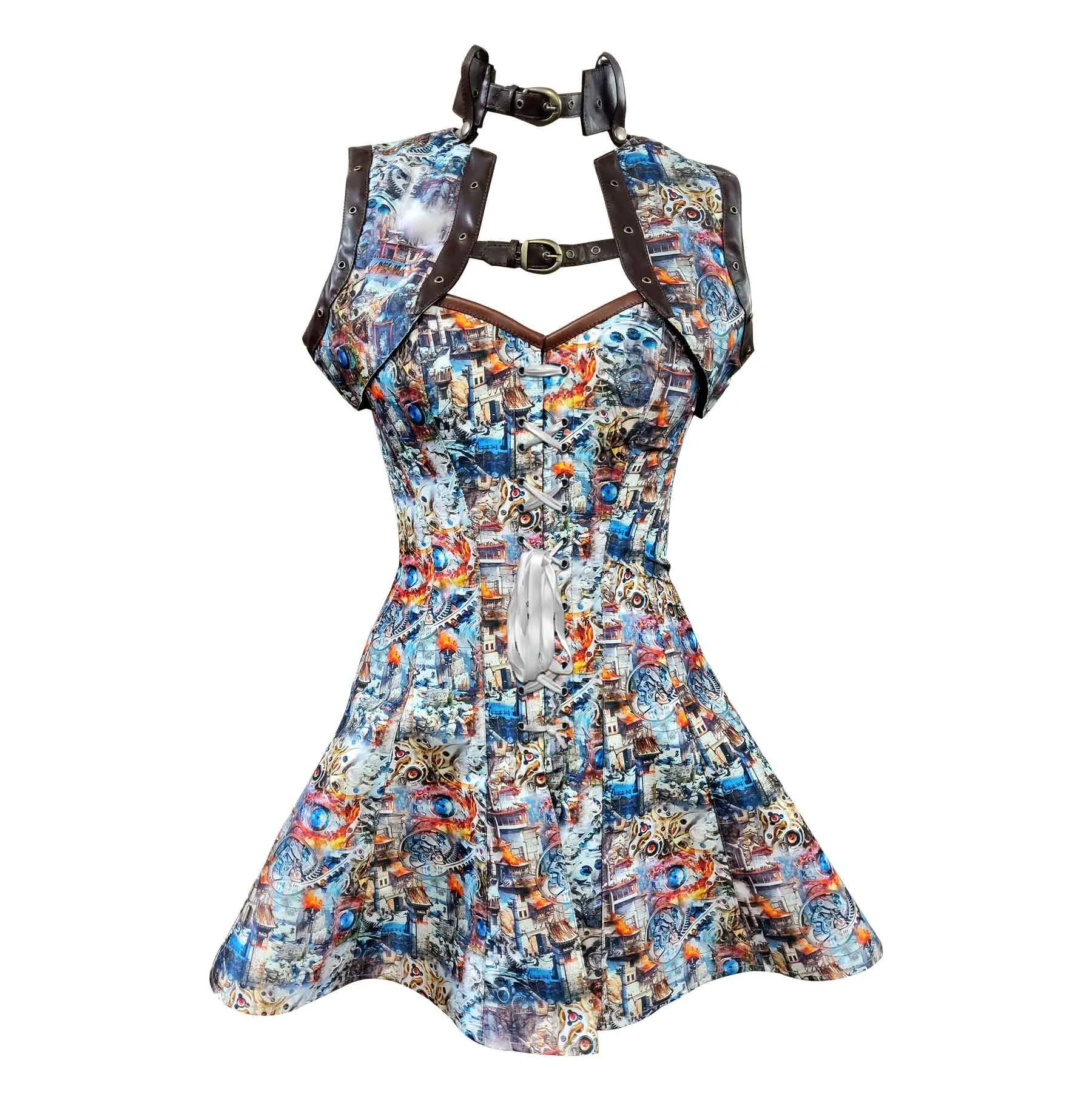 Leigt Steampunk Corset Dress