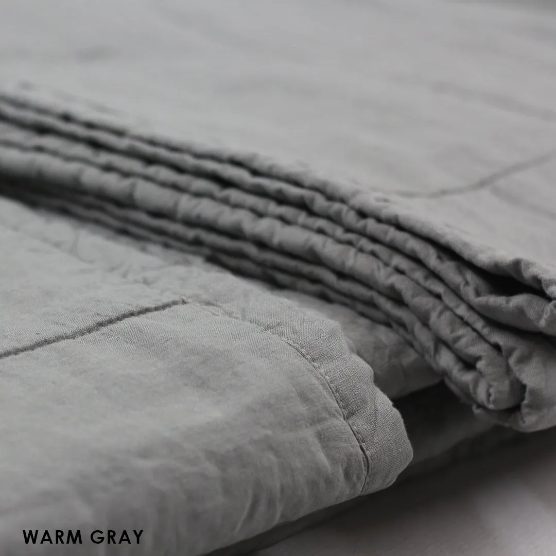 Linen Quilted Blanket Special Offer
