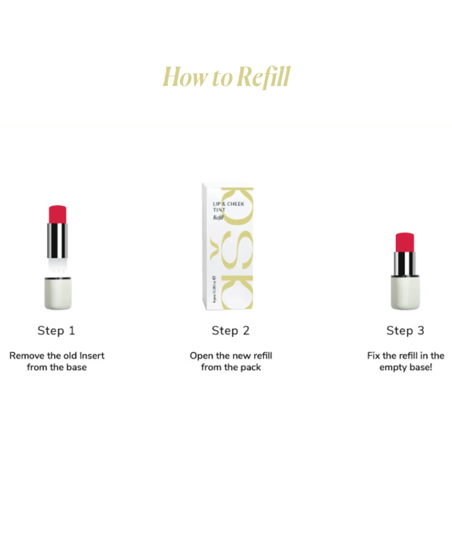 Lip & Cheek Tint Refill