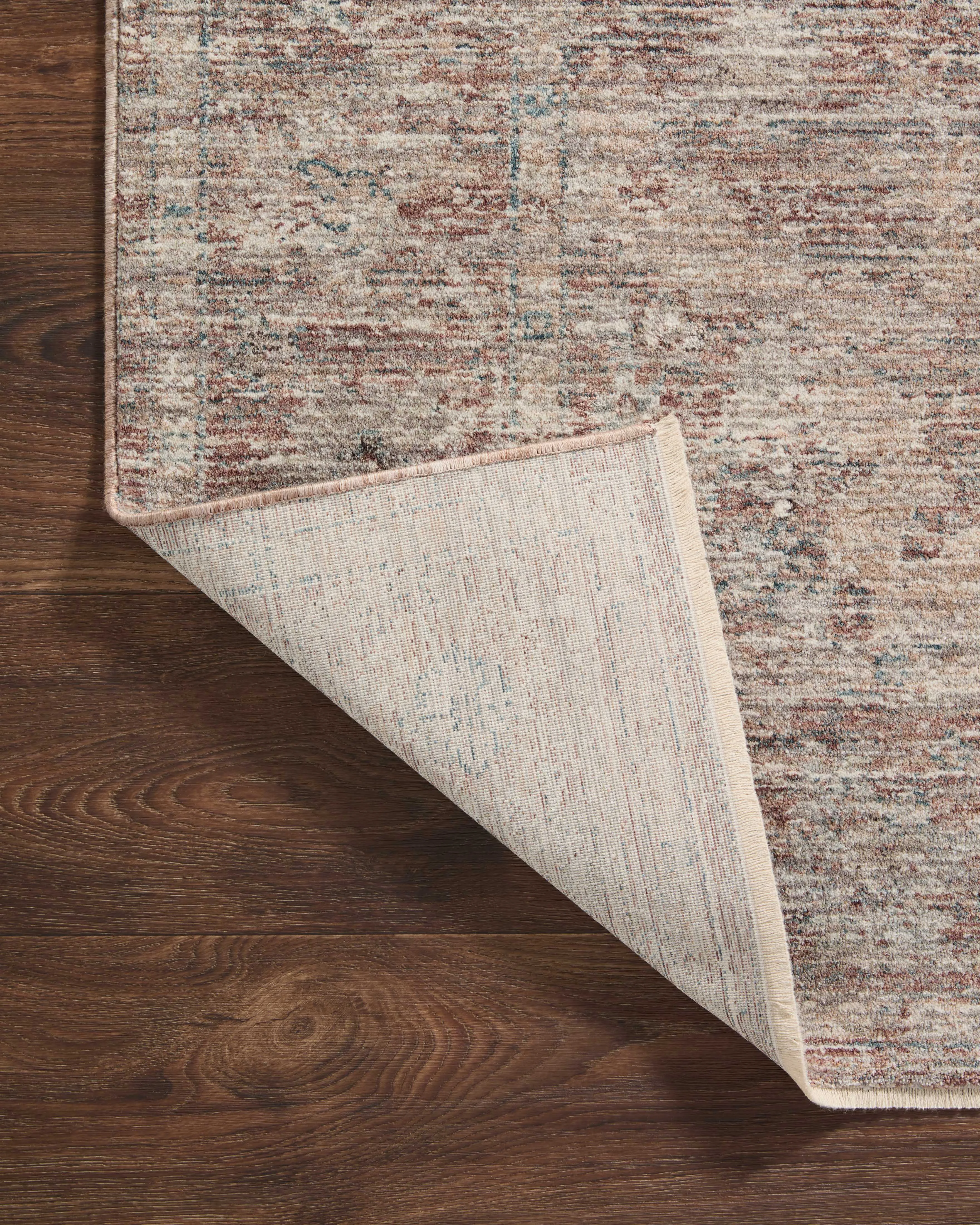 Loloi Millie Rug Collection - Brick / Fog - Magnolia Home by Joanna Gaines