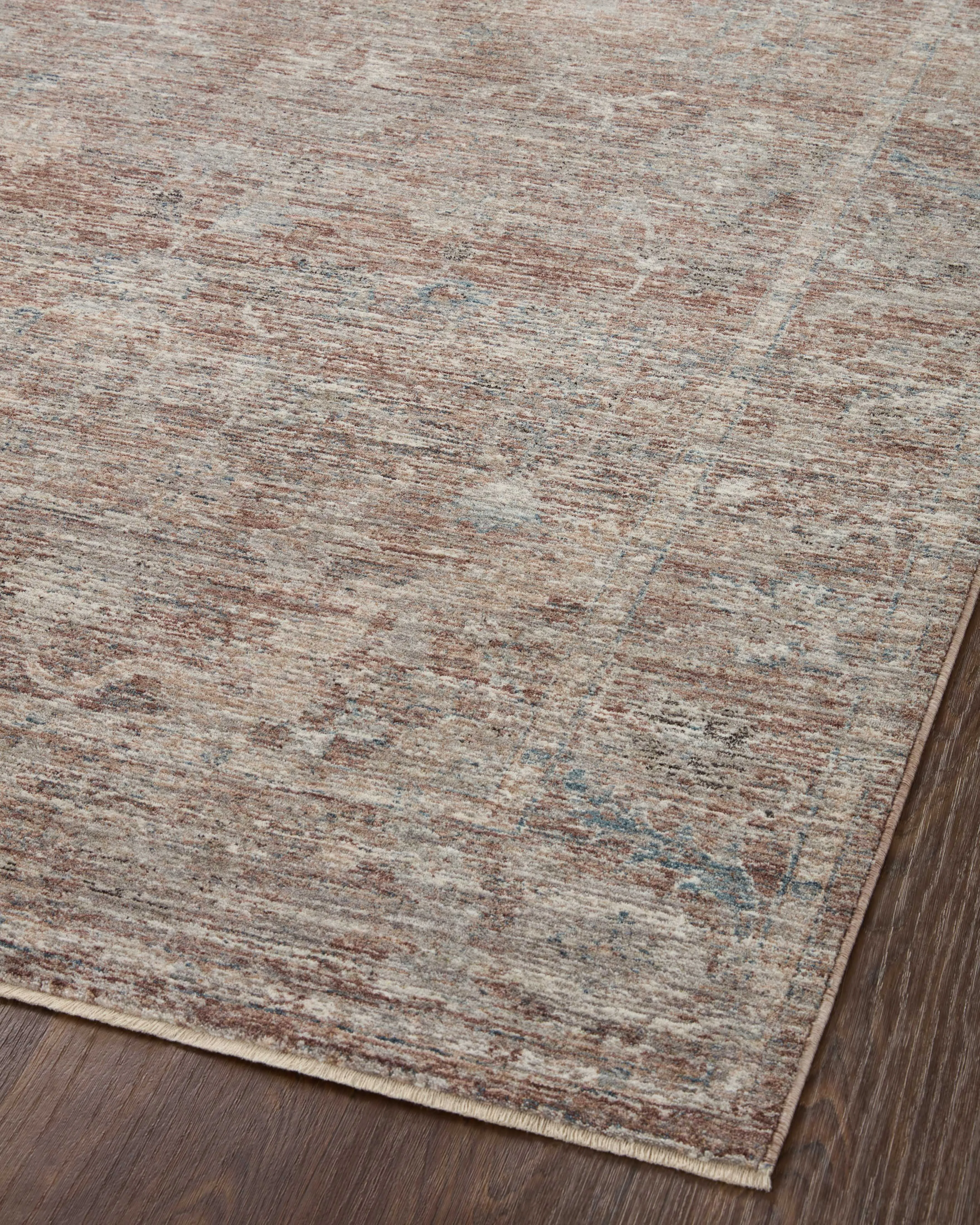 Loloi Millie Rug Collection - Brick / Fog - Magnolia Home by Joanna Gaines