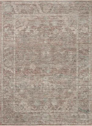 Loloi Millie Rug Collection - Brick / Fog - Magnolia Home by Joanna Gaines