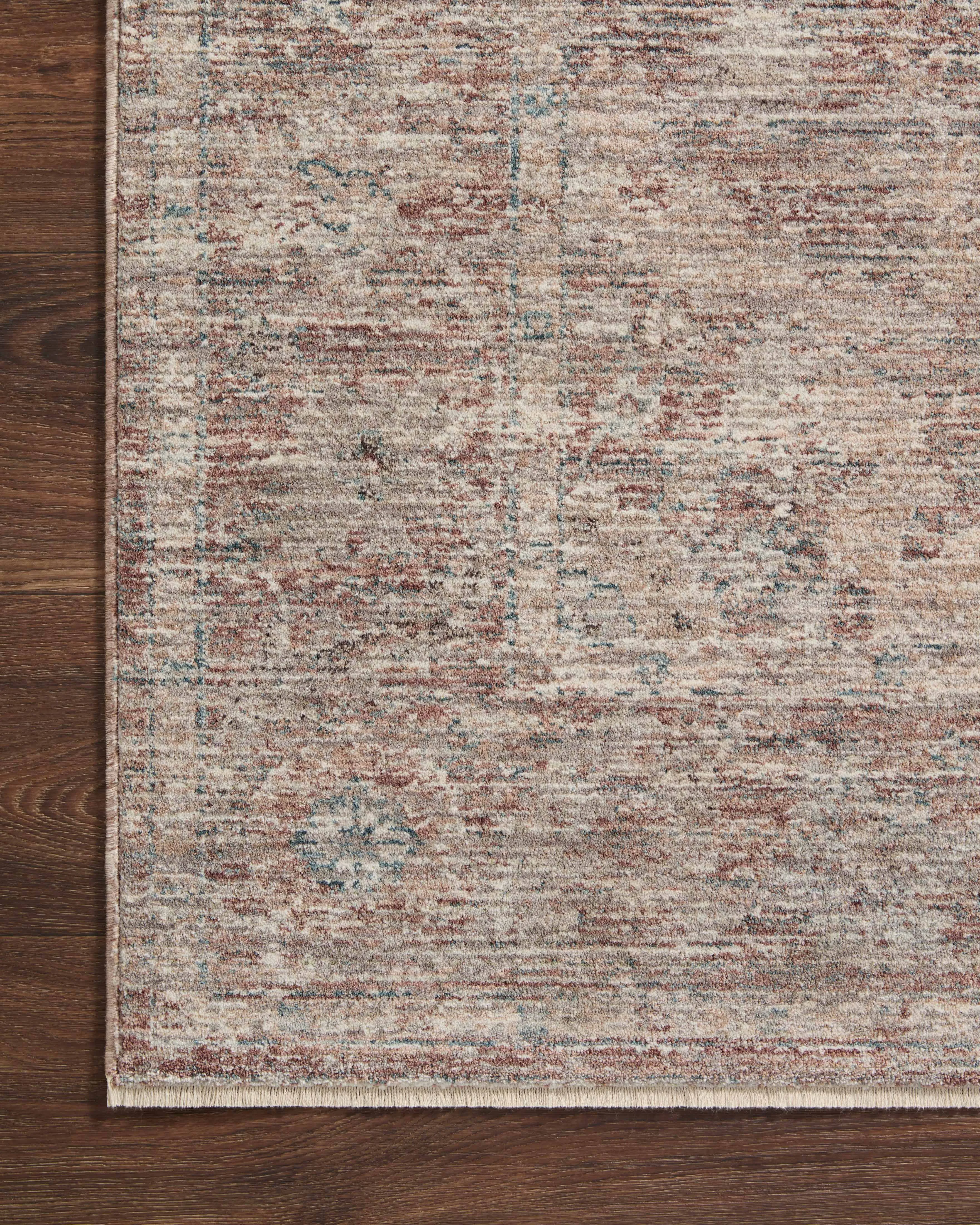 Loloi Millie Rug Collection - Brick / Fog - Magnolia Home by Joanna Gaines