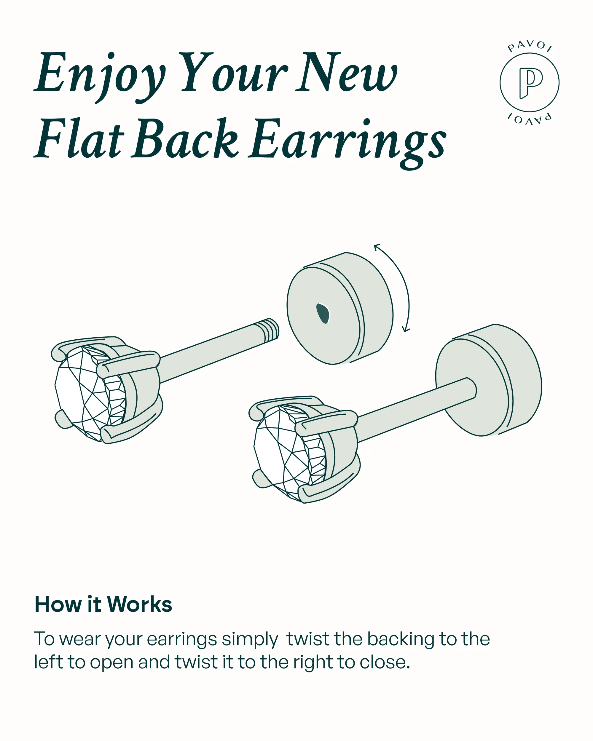 Lotus Dangle Screwbacks