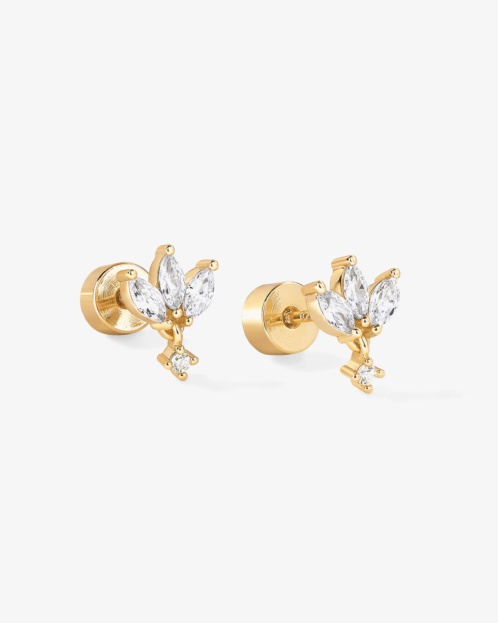 Lotus Dangle Screwbacks