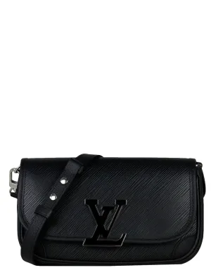 Louis Vuitton Black Epi Leather Buci Crossbody Bag