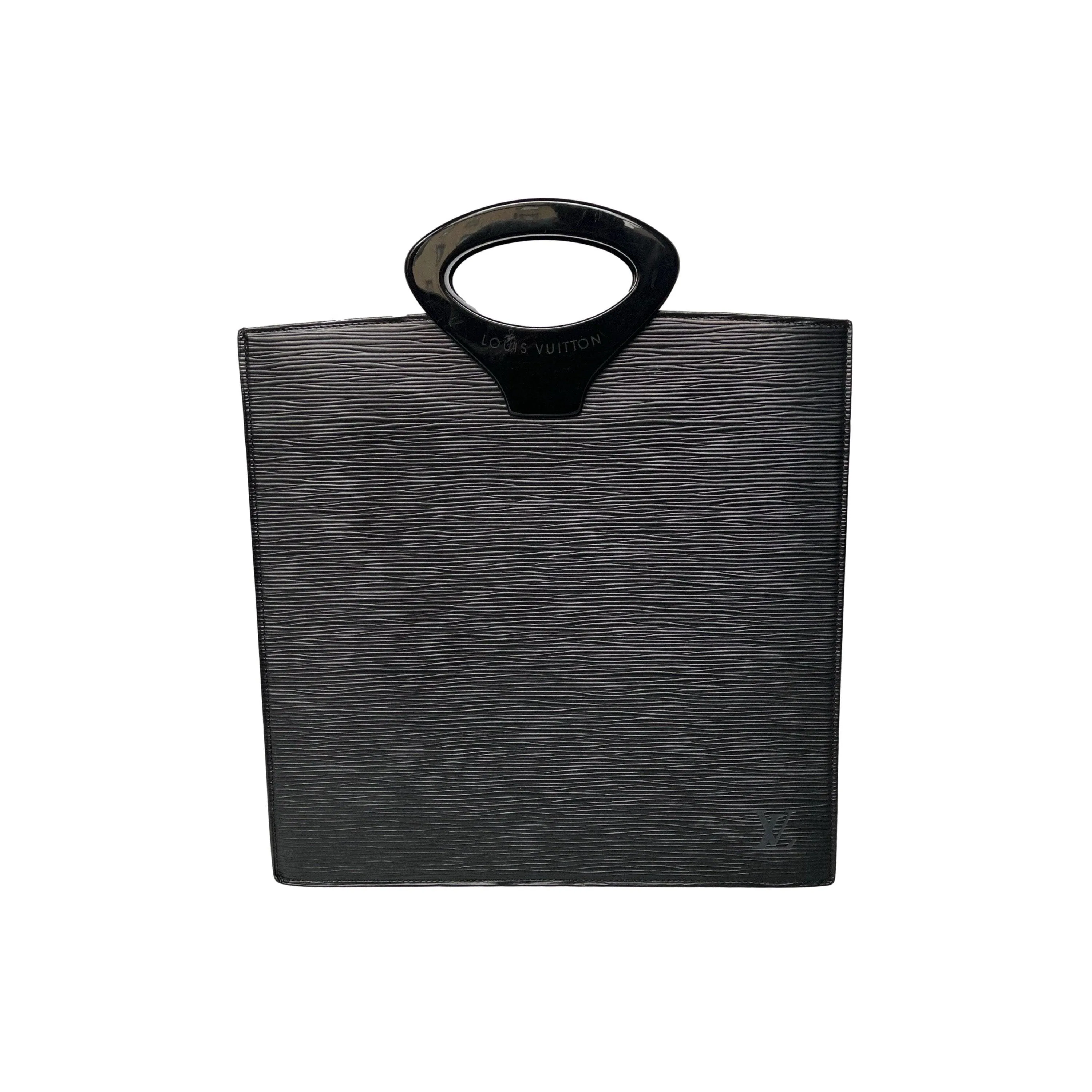 Louis Vuitton Black Epi Leather Top Handle