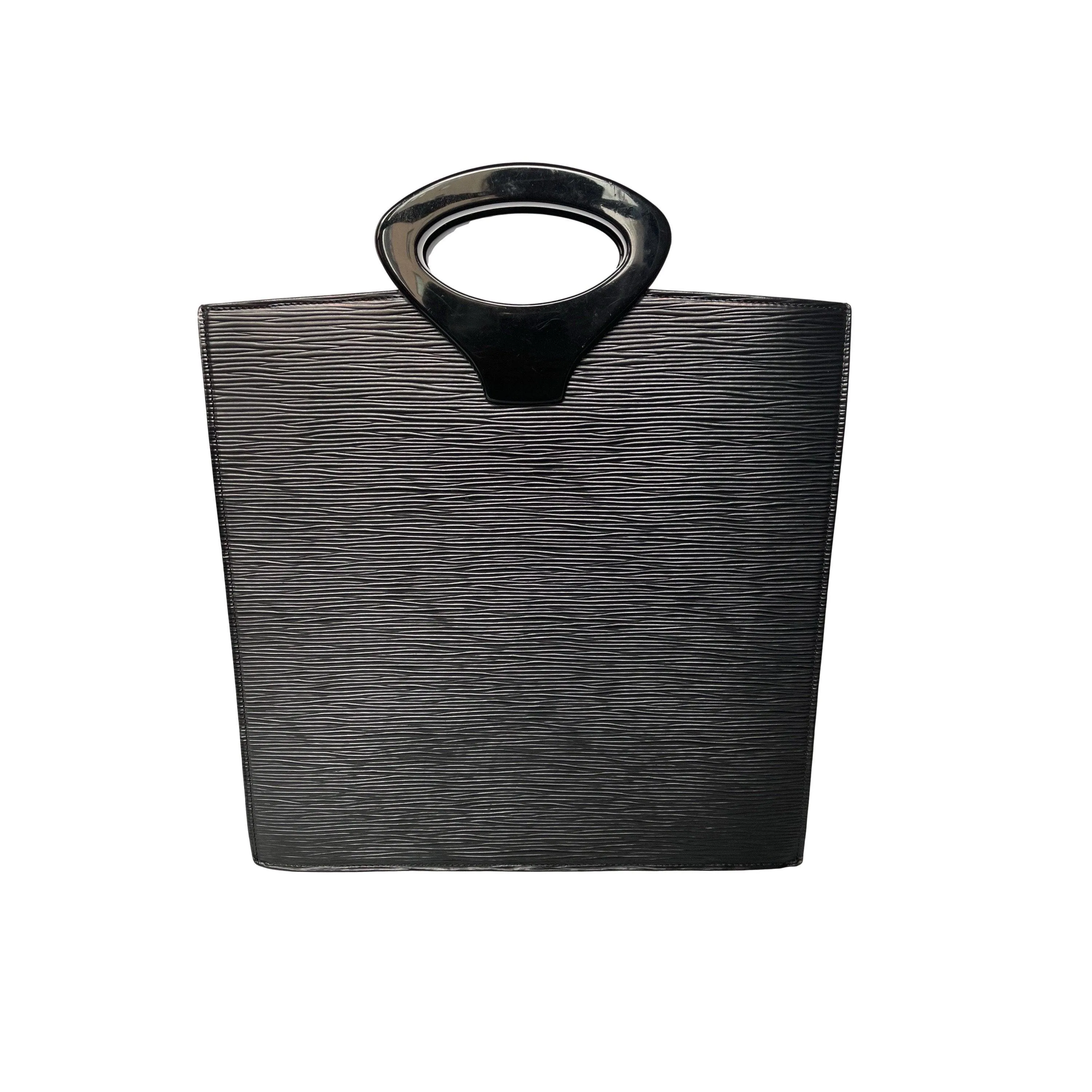Louis Vuitton Black Epi Leather Top Handle