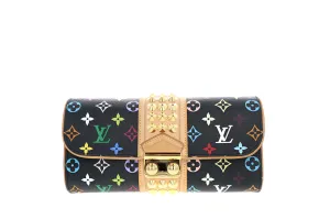 Louis Vuitton Black Multicolore Courtney Clutch