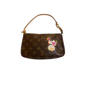 Louis Vuitton Brown Murakami Shoulder Bag