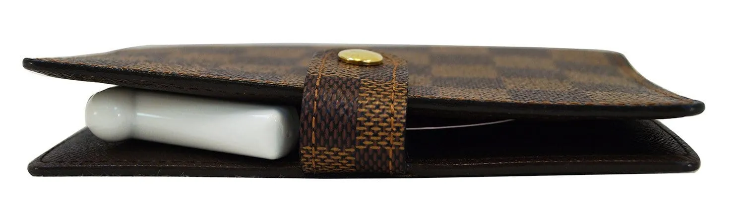 LOUIS VUITTON Damier Ebene Agenda Pm Day Planner Cover - Sale