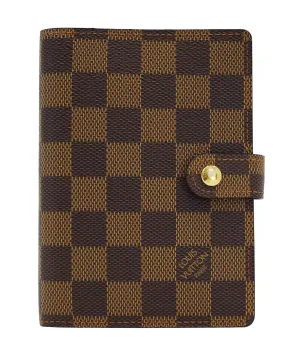 LOUIS VUITTON Damier Ebene Agenda Pm Day Planner Cover - Sale
