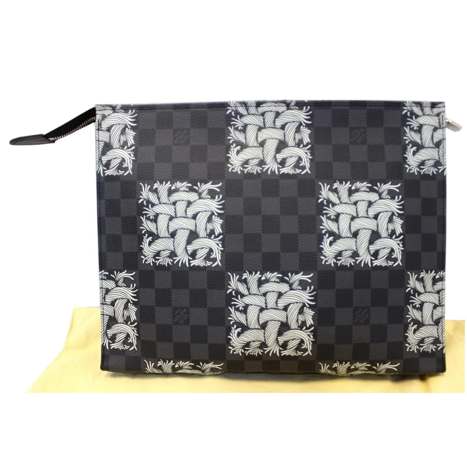 LOUIS VUITTON Damier Graphite Christopher Nemeth Pochette Voyage Rope
