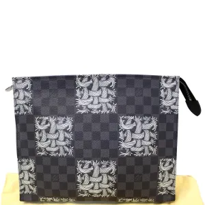 LOUIS VUITTON Damier Graphite Christopher Nemeth Pochette Voyage Rope