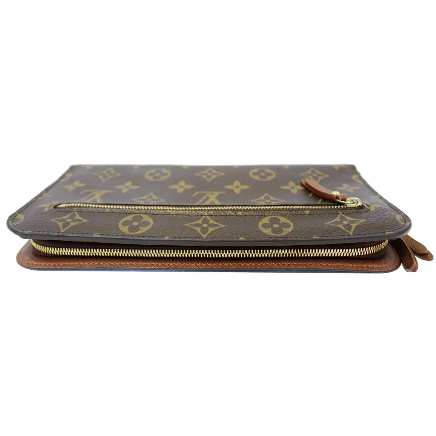 LOUIS VUITTON Insolite Monogram Canvas Organizer Wallet Brown