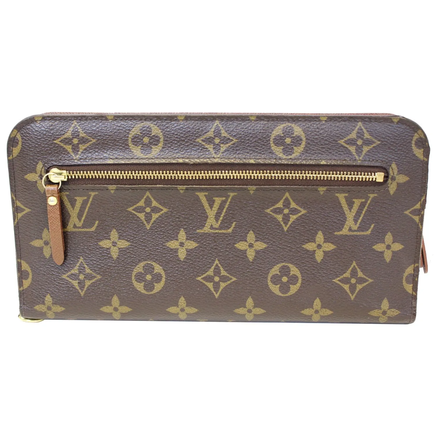 LOUIS VUITTON Insolite Monogram Canvas Organizer Wallet Brown