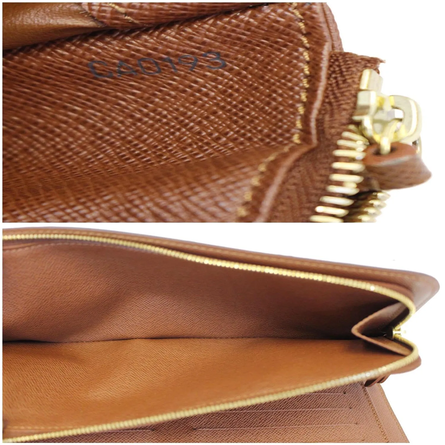 LOUIS VUITTON Insolite Monogram Canvas Organizer Wallet Brown