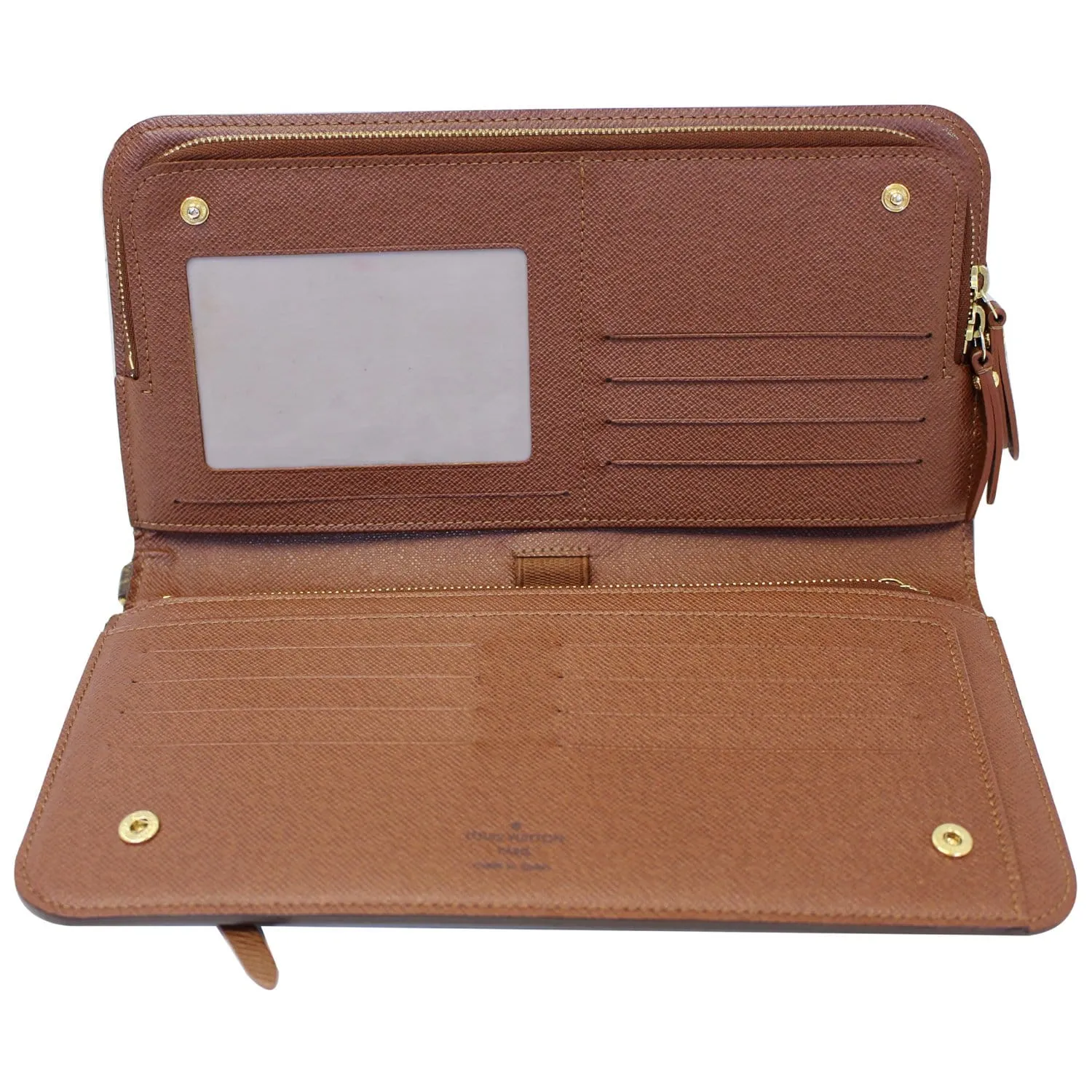 LOUIS VUITTON Insolite Monogram Canvas Organizer Wallet Brown