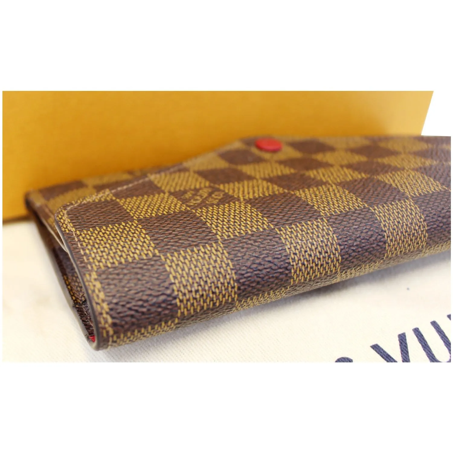 LOUIS VUITTON Josephine Damier Ebene Wallet