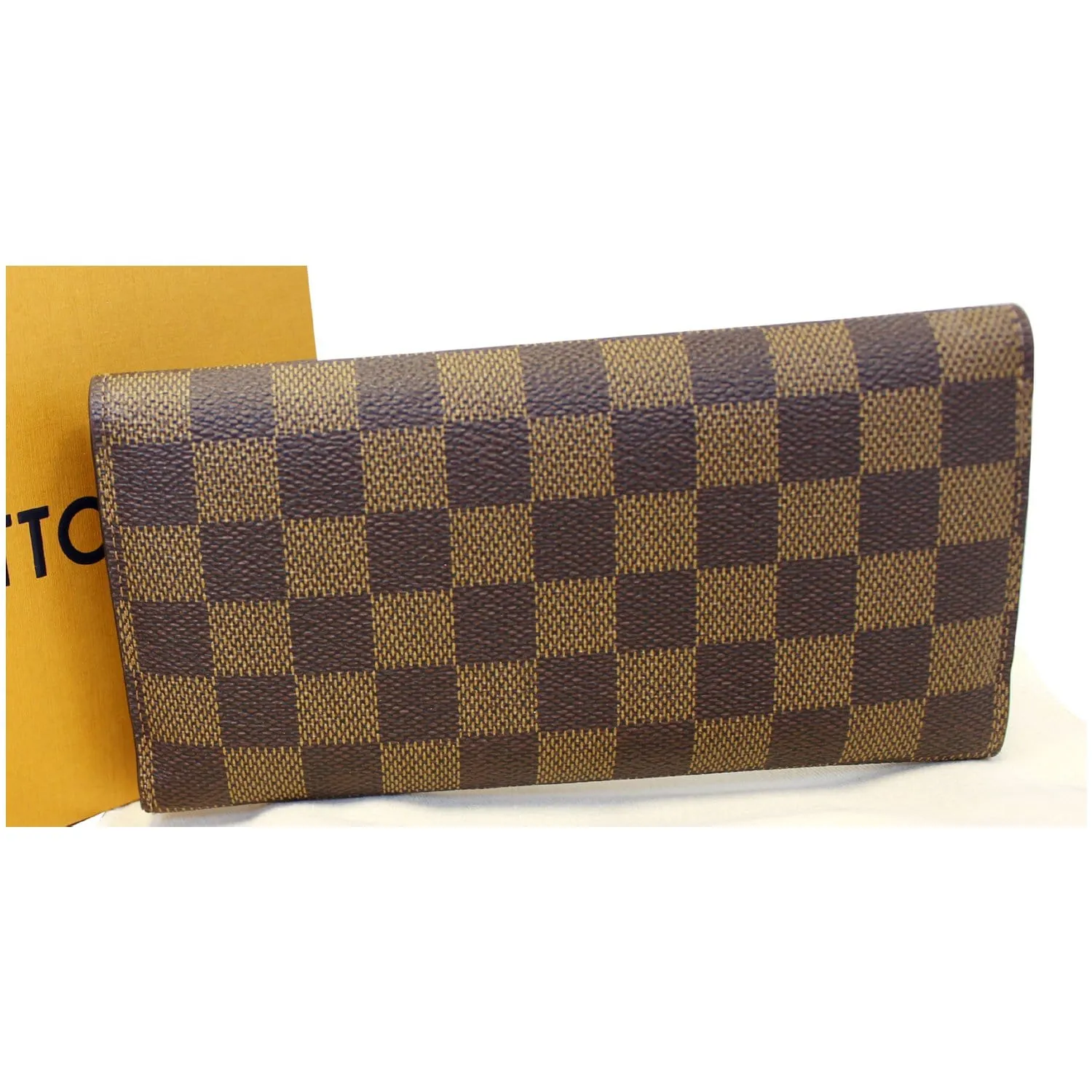 LOUIS VUITTON Josephine Damier Ebene Wallet