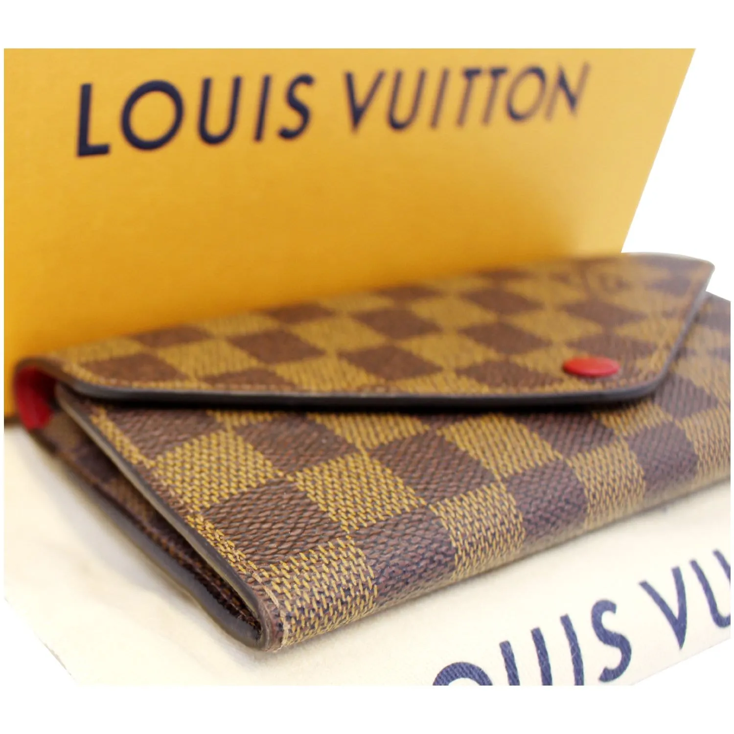 LOUIS VUITTON Josephine Damier Ebene Wallet
